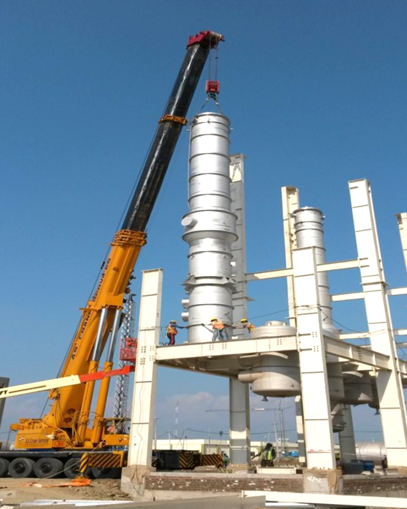 Equipment erection